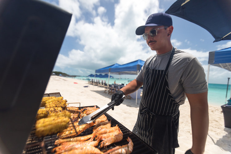 Chef Kieren Lam of motor yacht LUCKY LADY